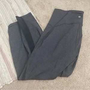 Lululemon Grey Legging Skinny 25” Sz 10